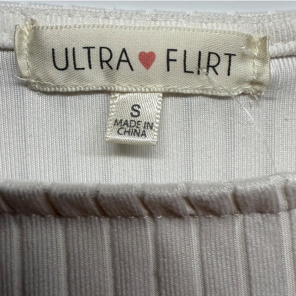 Ultra flirt white and pink plaid mini dress - Picture 3 of 5